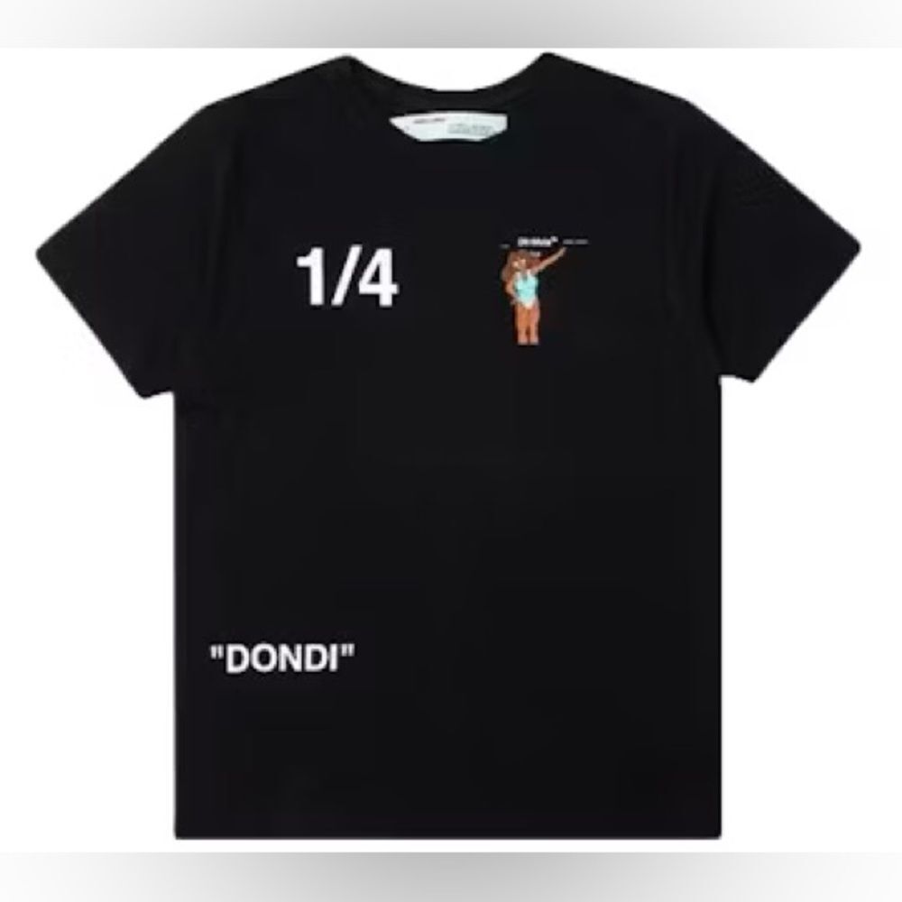 NEW-OFF-WHITE- Dondi White Woman T-shirt- Size XS